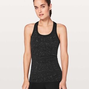 Lululemon Swiftly Tech Racerback White / Black Sz: 6